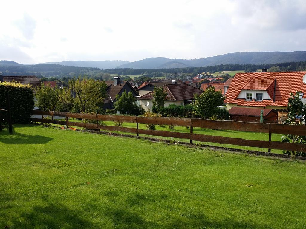 Wolfsbau Ferienwohnung Langelsheim Buitenkant foto